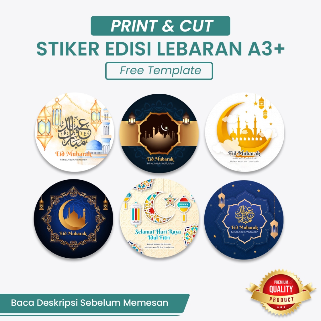 

Cetak Stiker Lebaran Idul Fitri - Stiker Label Kuker Lebaran a3+ | SL 1
