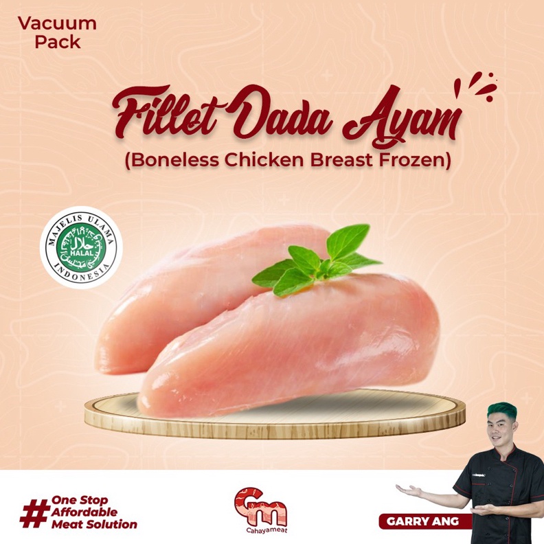 

Terbaru dan terlaris Fillet Dada Ayam Tanpa Kulit Tulang Boneless Chicken Breast Premium 1kg gas
