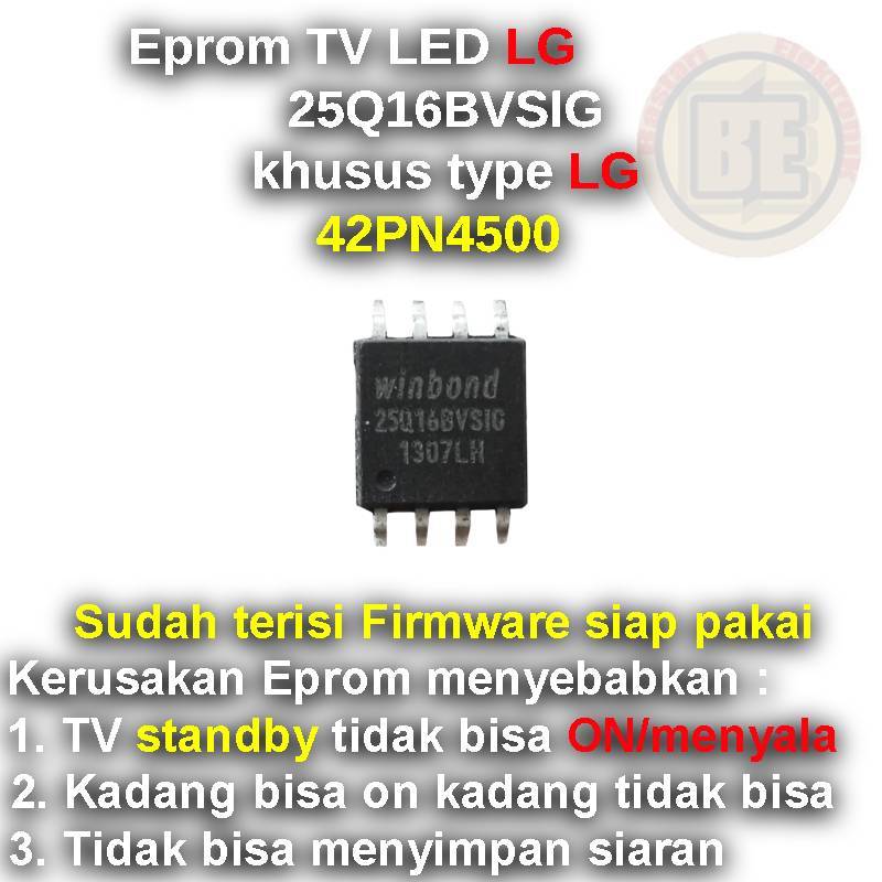 Ic Eprom Firmware TV LG 42PN4500