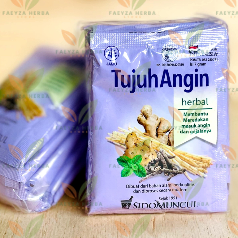 

Sido Muncul Jamu Tujuh Angin 10's - Herbal Demam dan Masuk Angin