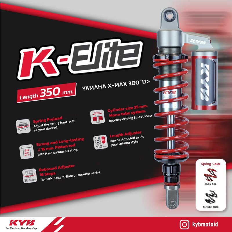SHOCKBREAKER KYB K-ELITE For XMAX