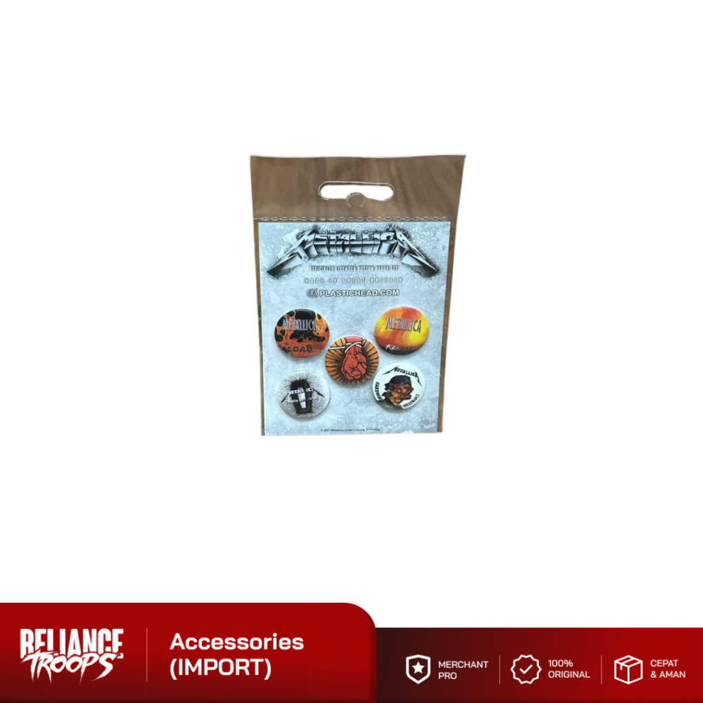 Pin Button Pack | Metallica (03)
