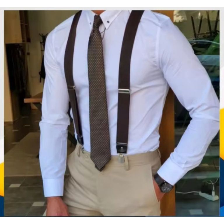 Max Sale SUSPENDER LAKILAKI  SUSPENDER KEMEJA  JUMPSUIT COWOK  TALI KODOK  TALI KODOK PRIA  SUSPENDE