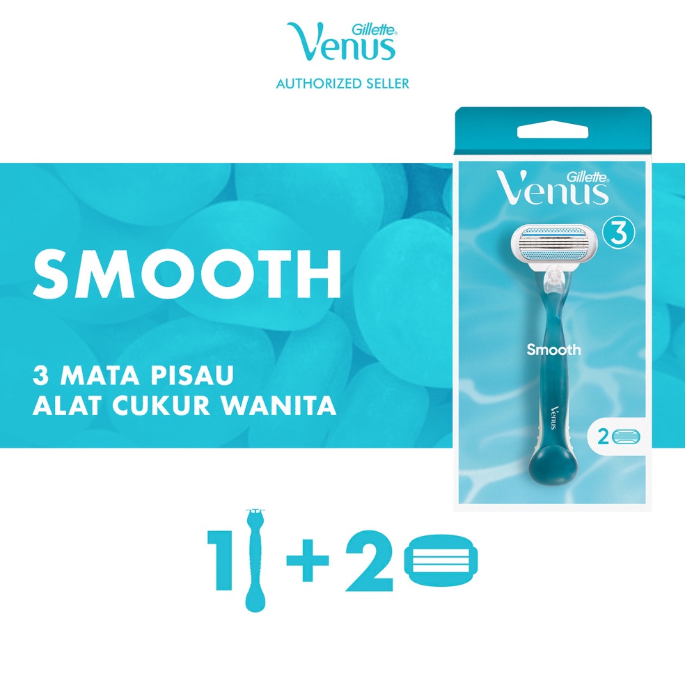 ART P84D GILLETTE VENUS ALAT CUKUR WANITA SMOOTH RAZOR PISAU CUKUR ISI ULANG