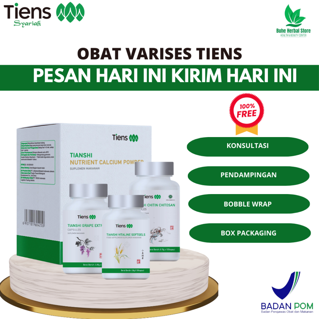Tiens Paket Produk Tiens Untuk Penderita Varises 1000% Original By Buhe Herba Store