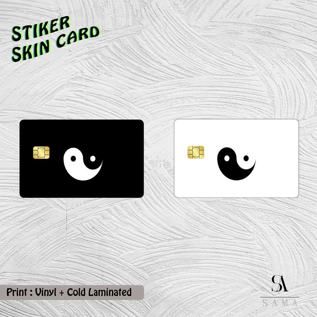 

Yin Yang - Sticker Skin Card - Vinyl Kartu ATM Debit Credit, Emoney, Flazz, Kartu Akses Stiker