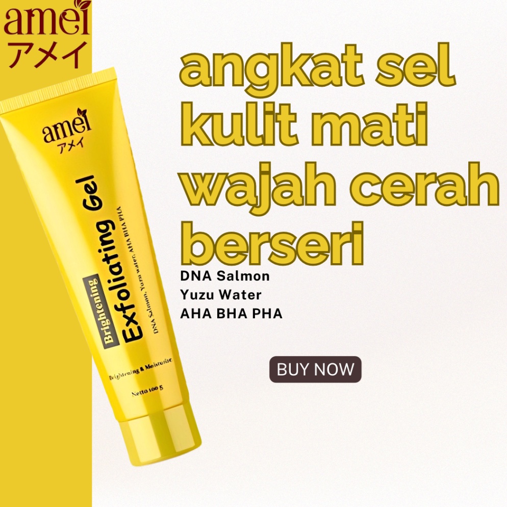 ART T73S Amei Exfoliating Gel  Exfoliating Gel Wajah  Exfoliating Gel Aha Bha  Perontok Daki  BPOM