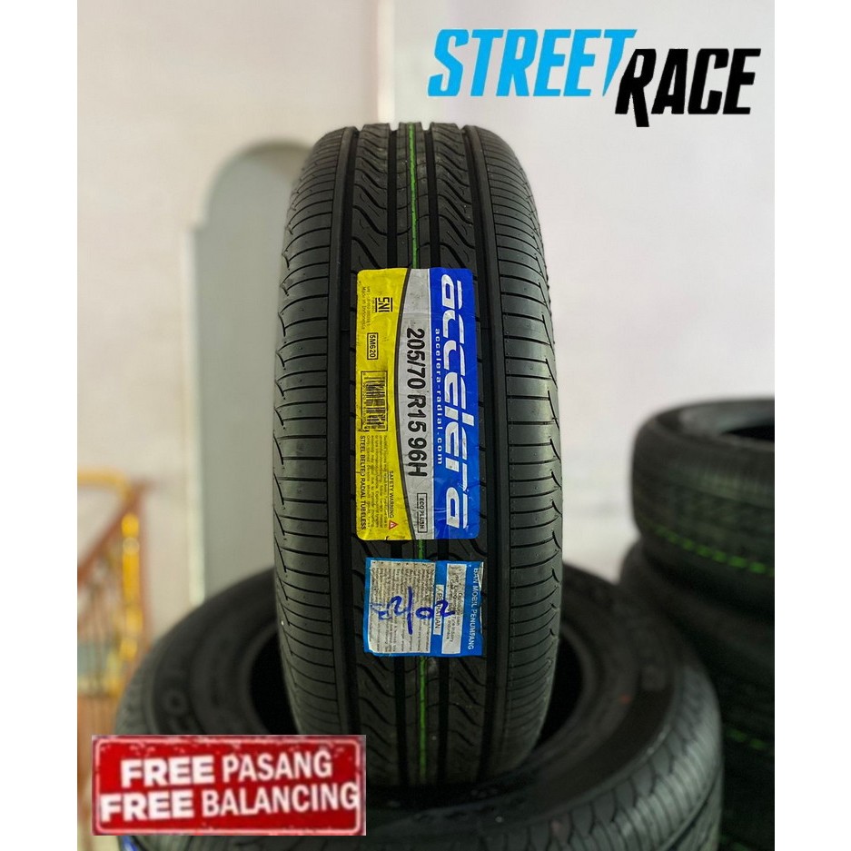 Ban Mobil Murah Ukuran 205/70 R15 Accelera Eco Plush Pembuatan Terbaru