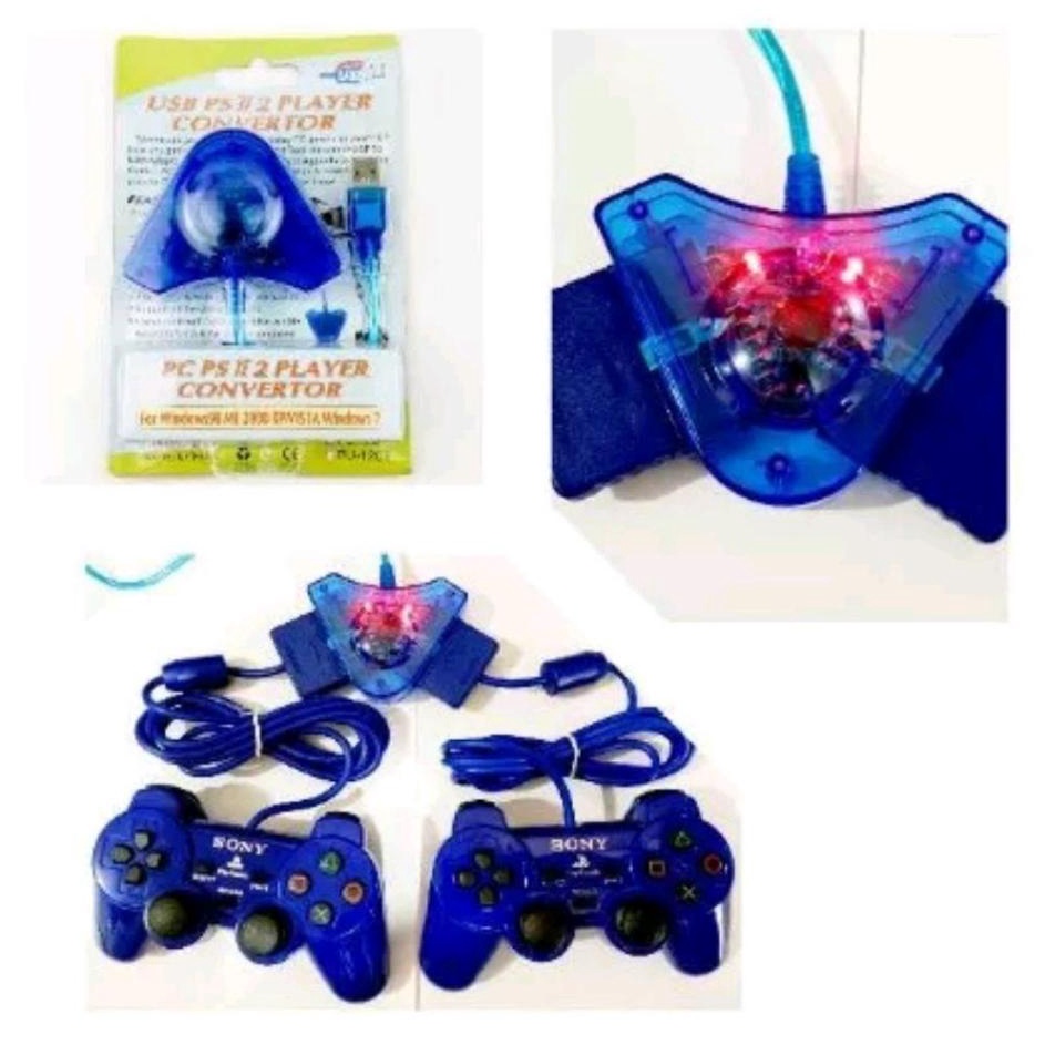 CCr Convertor Stik Ps2 Lampu 2 Cabang Double Stik Ps2 Converter Double Stik Ps2 Convertor Stik Ps2 K
