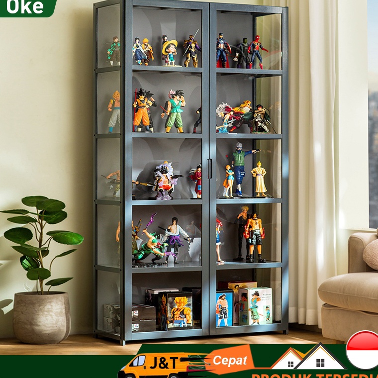 Terbaik Lemari hias RAK PAJANGAN SERBAGUNA Lemari Pajangan Lemari Display pameran Model Mainan Kaca 