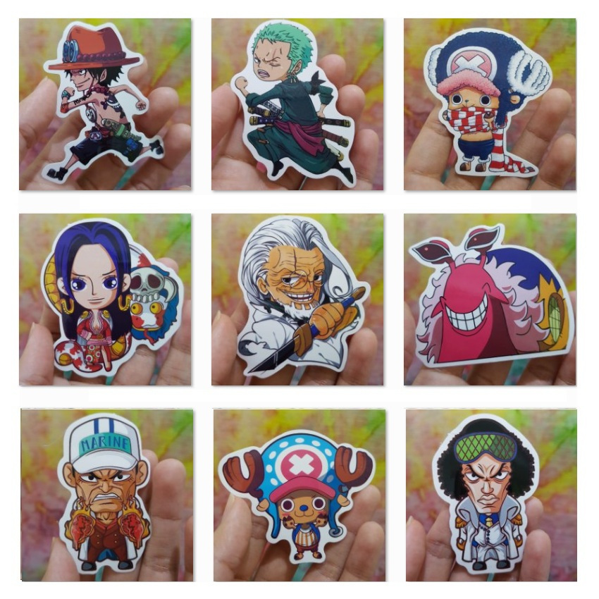 

[PROMO] 36 Sticker ONE PIECE (Decal Waterproof, Koper, Laptop dll)