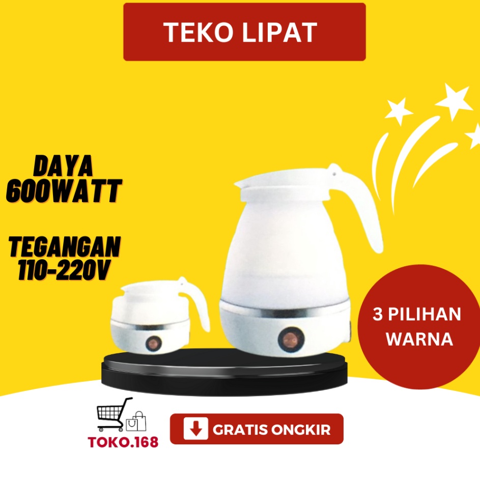VIODA Travelling Folding Kettle  Teko Lipat  Teko Portable  Teko Listrik Lipat