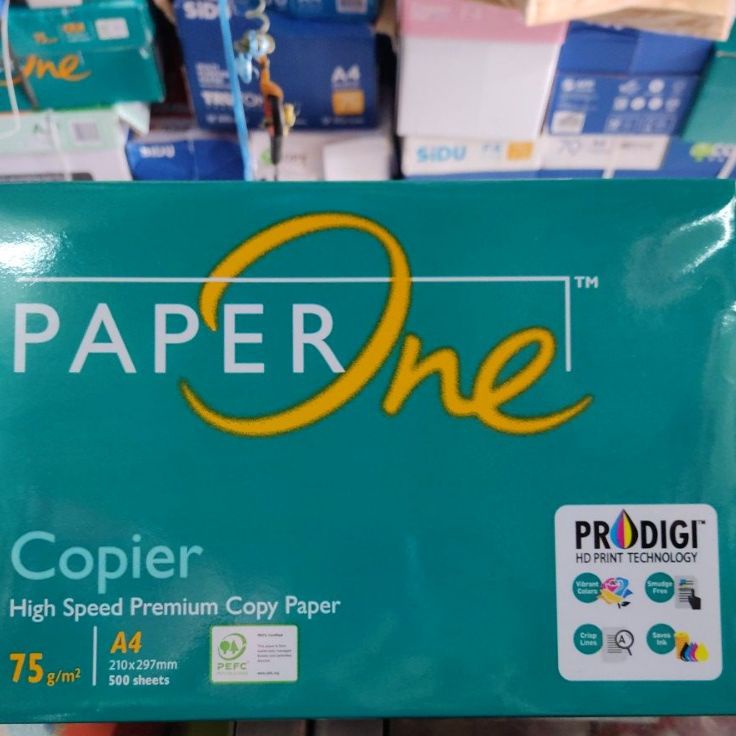 

READY STOK Kertas A4 75 GSM Paper one isi 5 Rim
