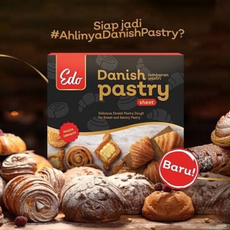 

BIG SALE Edo Danish Puff Pastry 75gr serbuuu