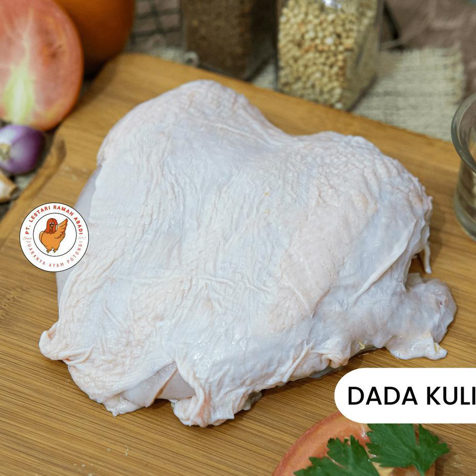 

TEBUS MURAH Boneless Dada Kulit Ayam 1kg Premium Daging Dada Ayam Dengan Kulit Premium 1 kg