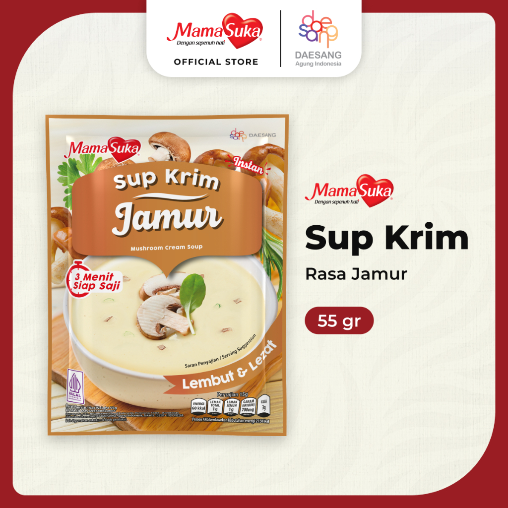 

MamaSuka - Sup Krim Jamur 55 gr