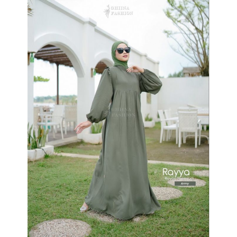 dress ghina fashion bahan rayon premium produk ghina fashion