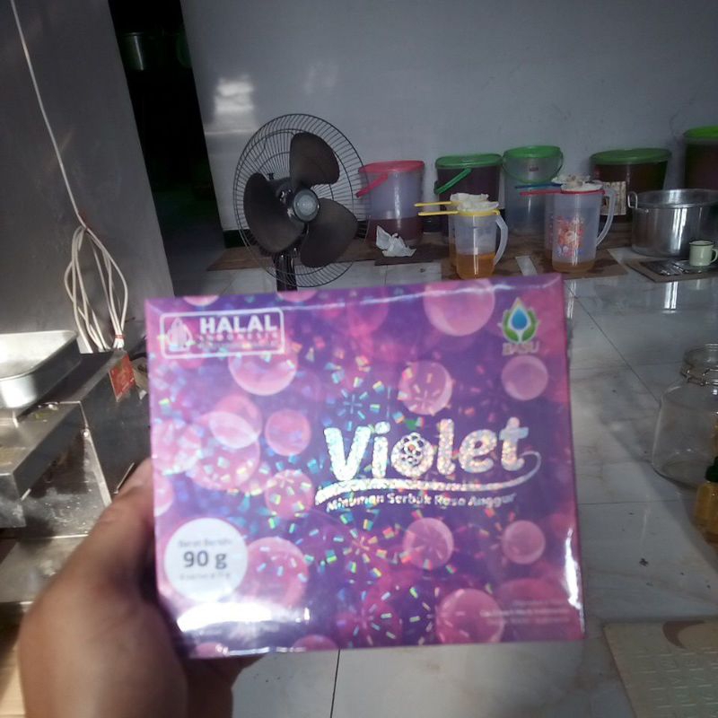 

Minuman kesehatan rasa anggur violet