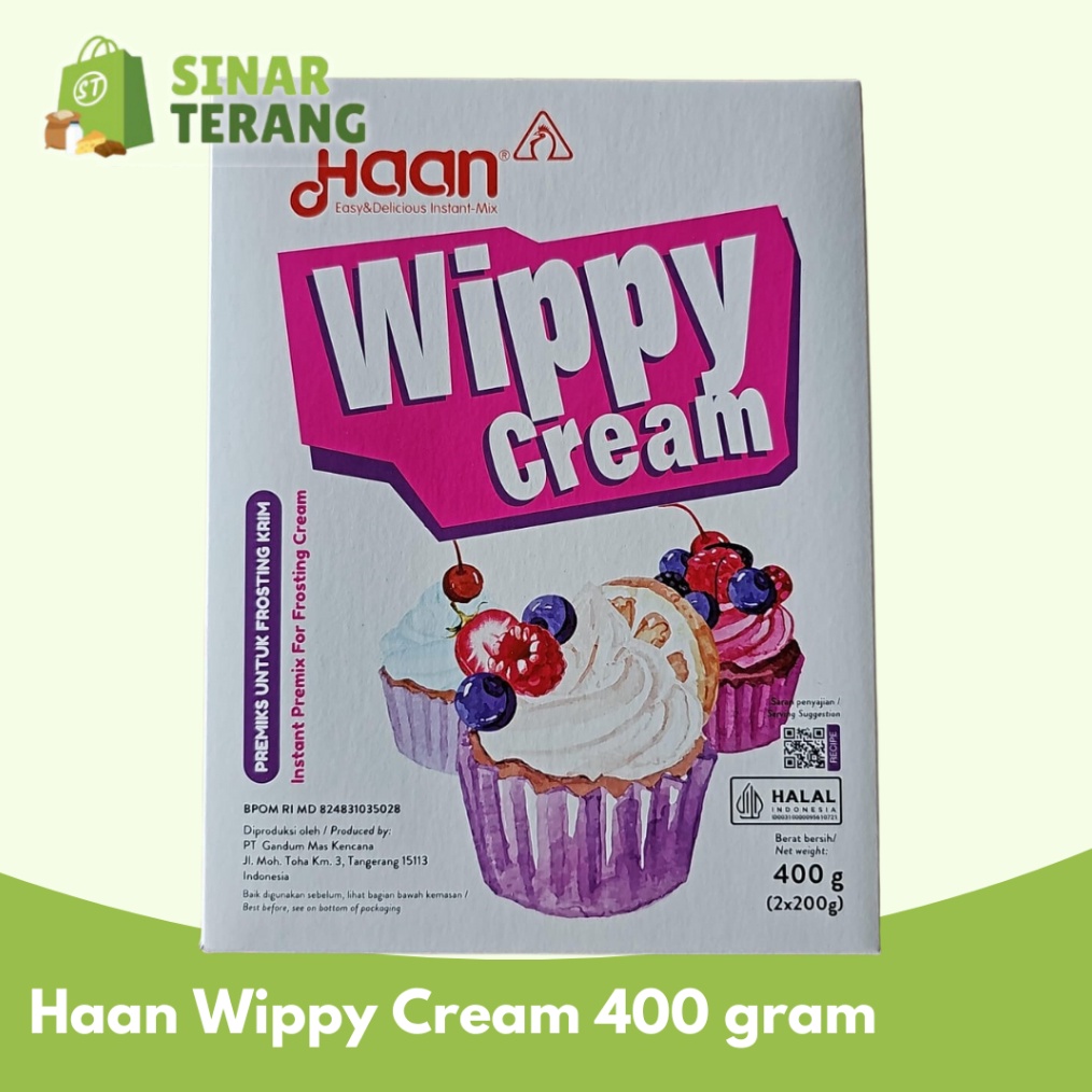 

1212 Terlaris wippy cream whipping whipped whip cream HAAN 4 gram BUBUK