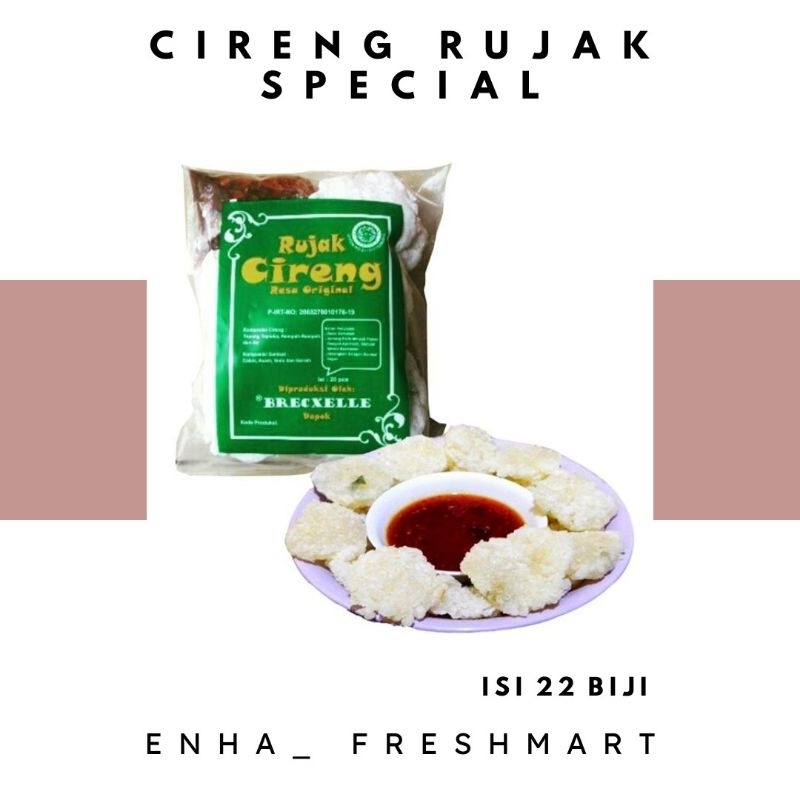 

Cireng Rujak Spesial Isi 22 biji