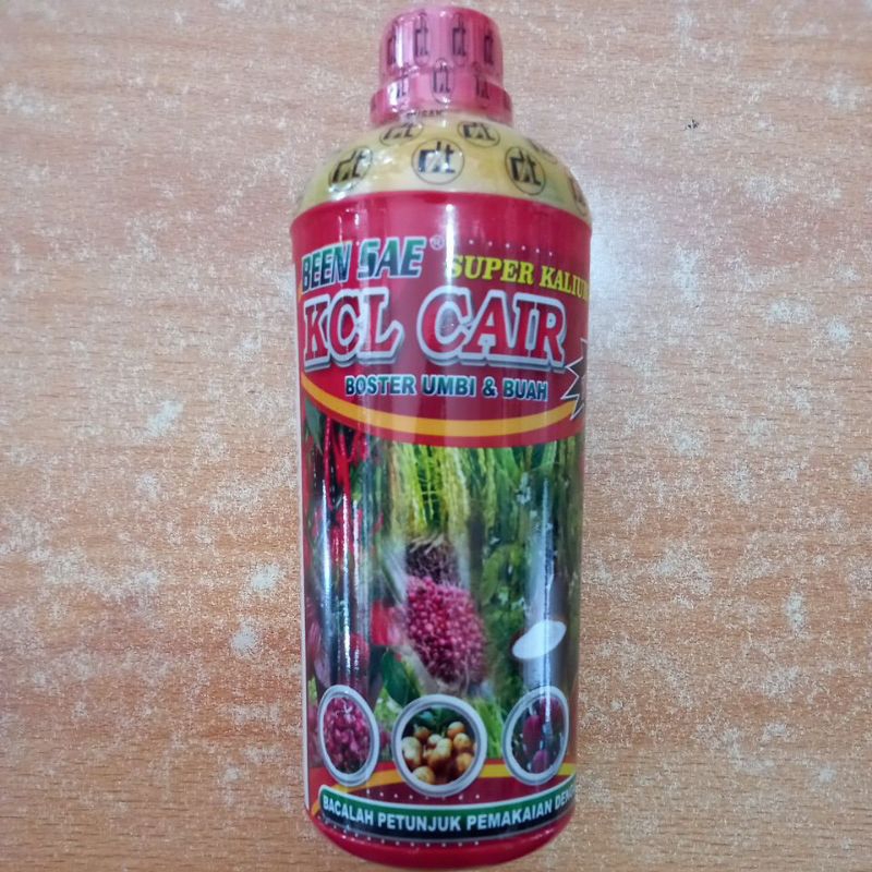 Pupuk KCL cair 1L plus zpt boron super kalium booster umbi dan buah