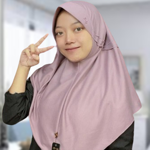 kerudung barya size L SMP SMA REMAJA