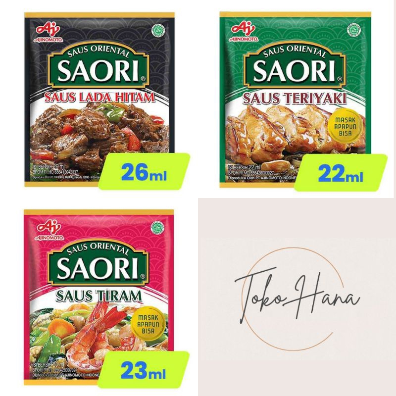 

Saori Aneka Saus Sachet