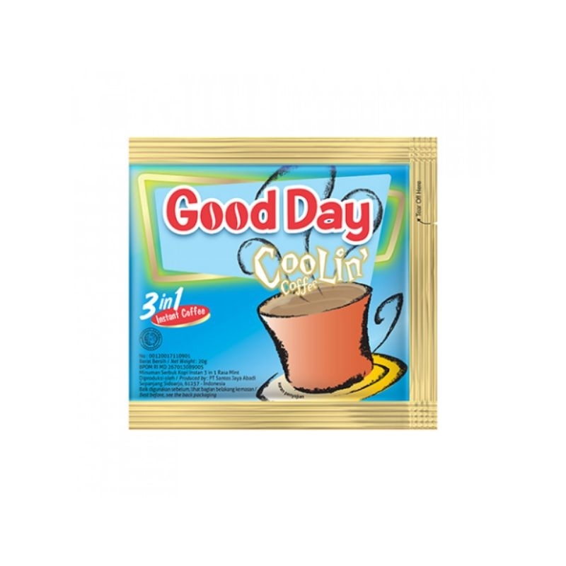 

GOOD DAY 3in1 COOLIN COFFEE Sachet M89