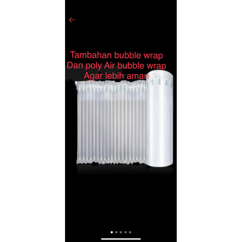 

Tambahan packing bubble wrap + poly Air bubble wrap