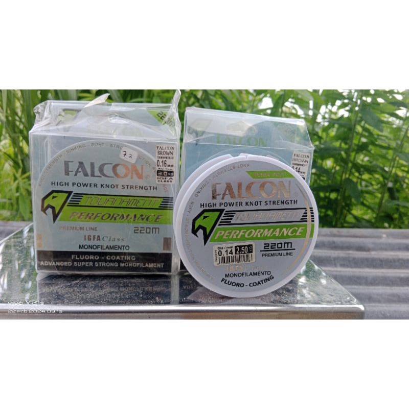 Senar Pancing FALCON Brown Tournament 220 m, IGFA Class