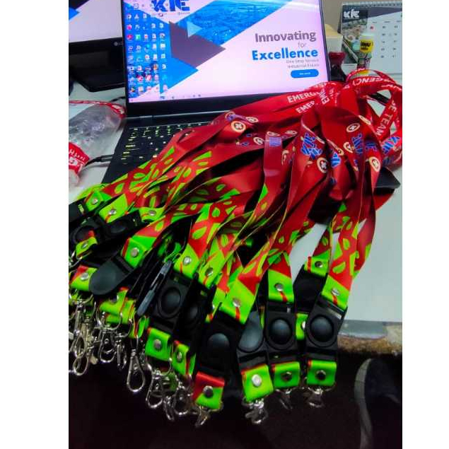 

PROMO!! Cetak Lanyard Custom Printing 2CM Full Colour bebas satuan