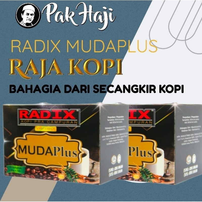 

PROMO KOPI RADIX MUDA PLUS DARI HPA MALAYSIA 1 SACHET