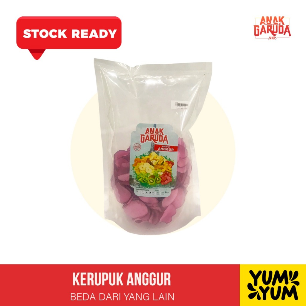 

Kerupuk Buah Anggur Siap Makan / Keripik Buah Anggur 150gr