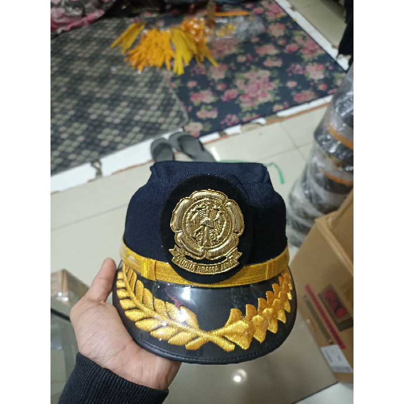 TOPI PET DAMKAR 1 RAY WANITA TERBARU TOPI PET DAMKAR WANITA