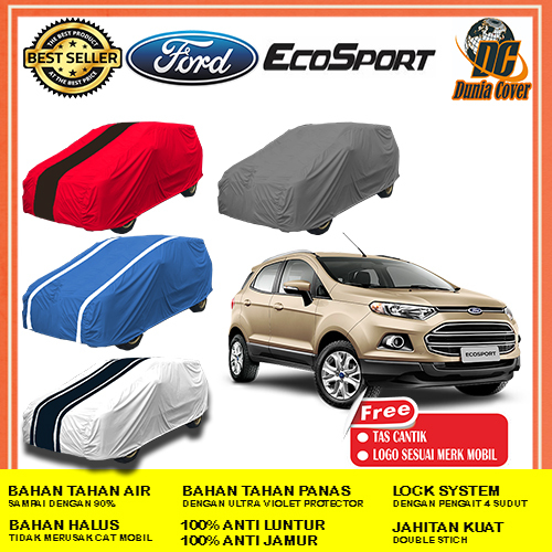 Cover Mobil Ford Ecosport Anti Air Waterproof Outdoor, Sarung Mobil Ford Ecosport, Selimut Mobil For