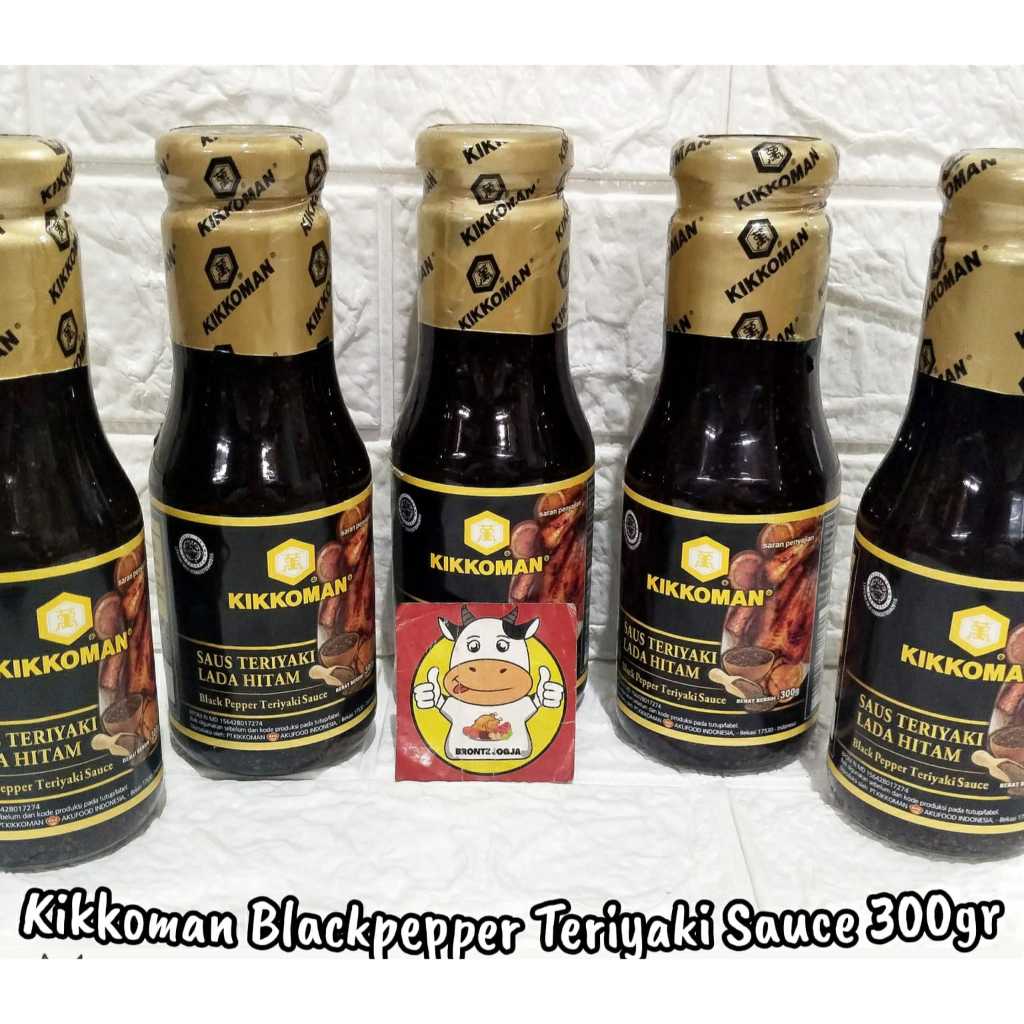 

KIKKOMAN SAUS TERIYAKI LADA HITAM 300GR-FROZEN FOOD-BRONTZ JOGJA