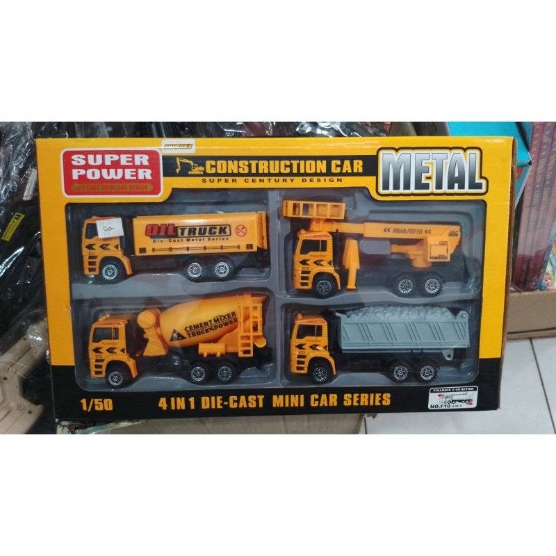 Diecast Alat Konstruksi Truck Bulldozer DC Construction Metal