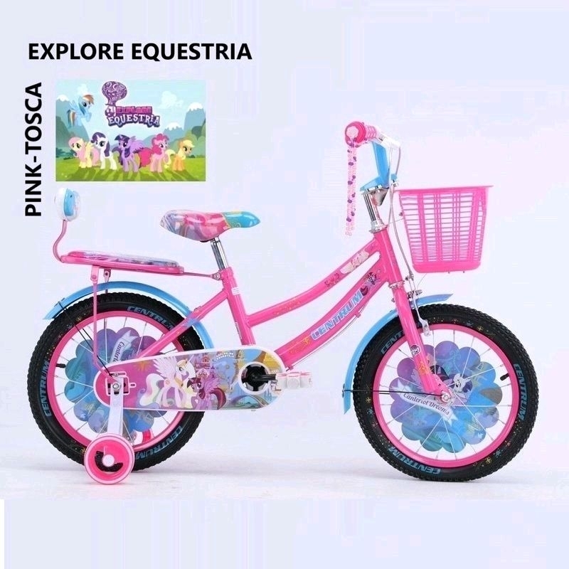 Sepeda Mini Centrum CT1102-3 16 18 Inch Little Pony Hi-Ten Steel