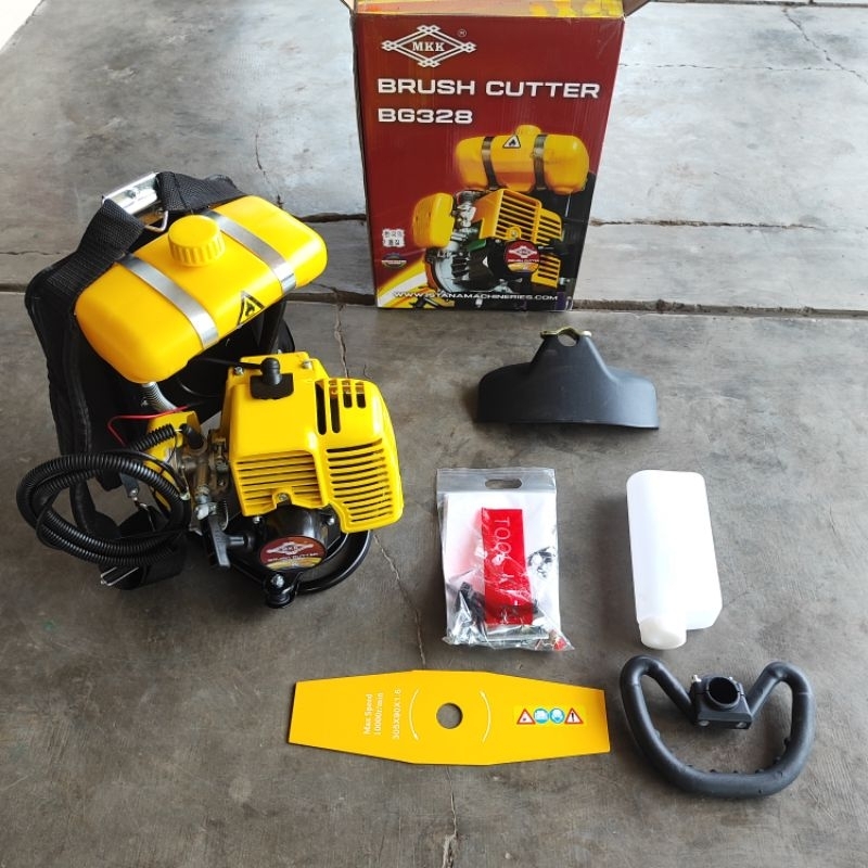 Mesin Potong Rumput 2 tak Gasoline Brush Cutter MKK BG328
