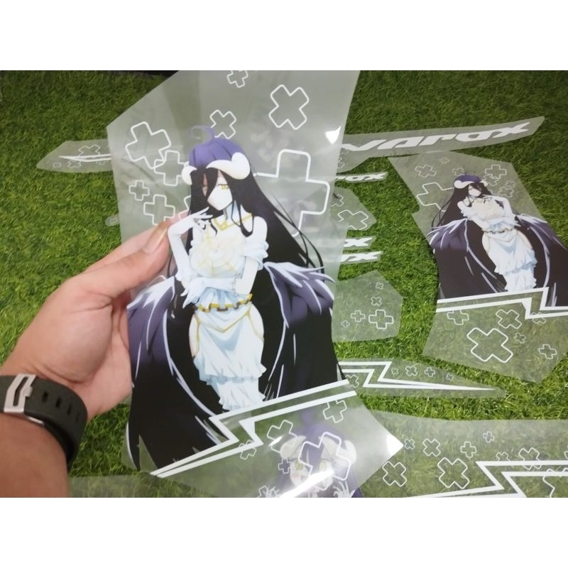 Striping Sticker Transparan Yamaha Aerox New 155 Design Terbaru Anime