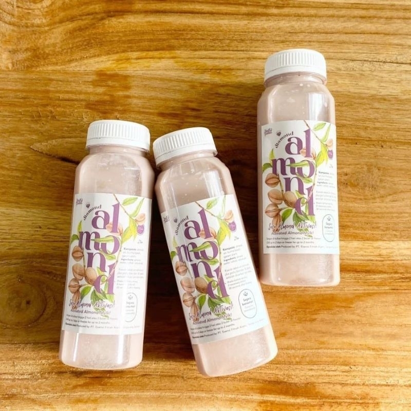 

ACTIVATED ALMOND MYLK | SUSU ALMOND AKTIVASI 215ML - HEALTHY PALLETE