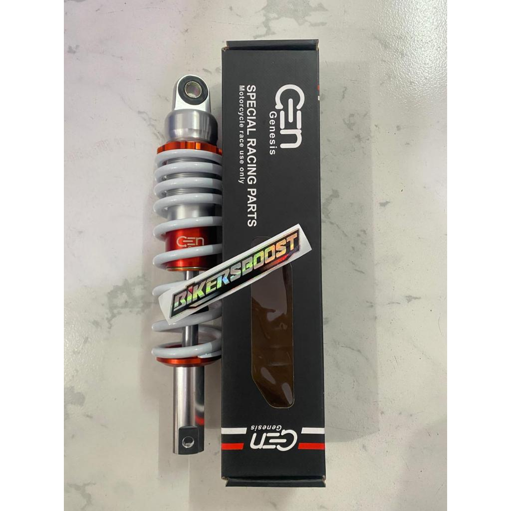 Shock Shockbreaker Gen Genesis Cen Mio Scoopy Beat Vario 110 300 mm CNC Orange White