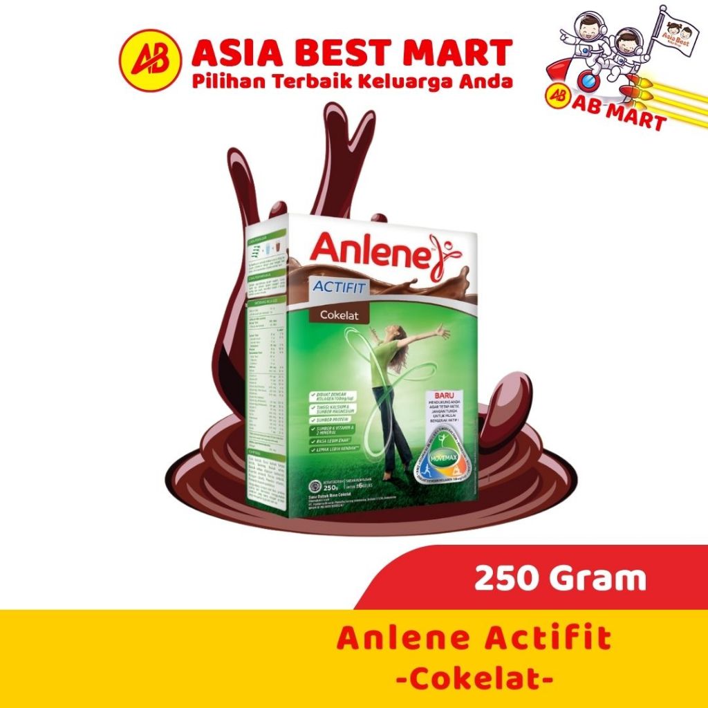 

Anlene Actifit Cokelat 250 Gr Susu Bubuk Dewasa NutriSI Tinggi Kalsium