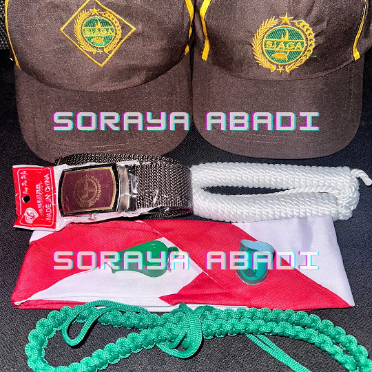 PAKET ATRIBUT PRAMUKA SD SIAGA PUTRI MURAH LENGKAP 7 ITEM BARANG