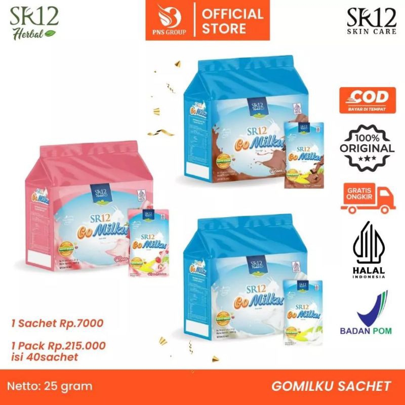 

Gomilku Sachet SR12 1 Pack isi 40 sachet =1kg