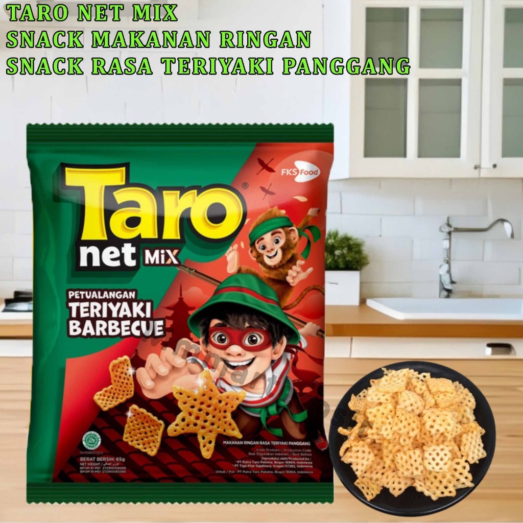 

Taro Net Mix / Snack Makanan Ringan / Rasa Teriyaki BBQ / 65gr