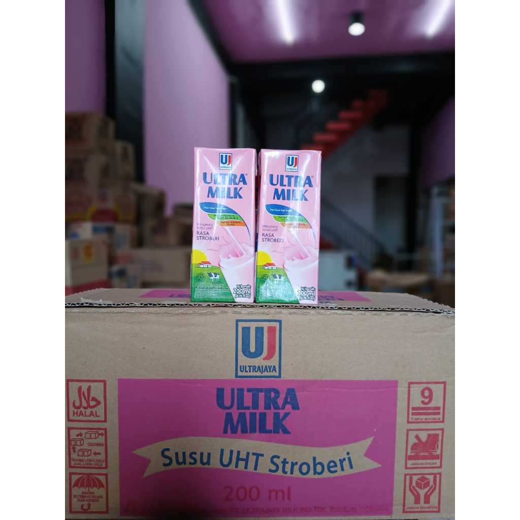 

GROSIR ULTRA MILK STRAWBERRY 200ml (24pc)