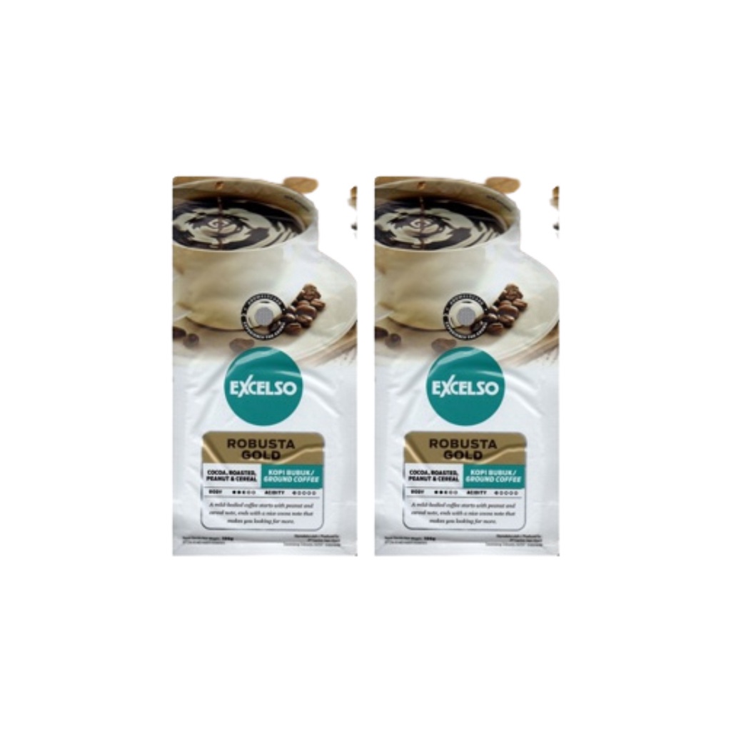 

HOT Product Excelso Robusta Gold Bubuk Kopi 2 x 1 gr grosir
