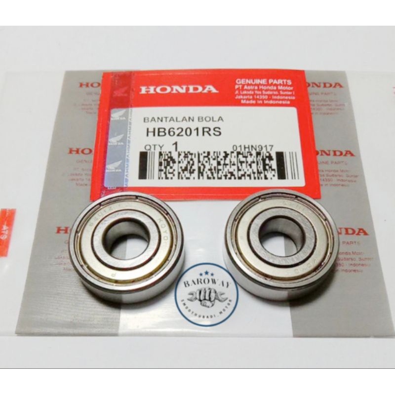 klaher laher Bering Bearing 6201Z Roda Depan Old Honda Vario 125/150 Beat FI/ESP ALL HONDA Original