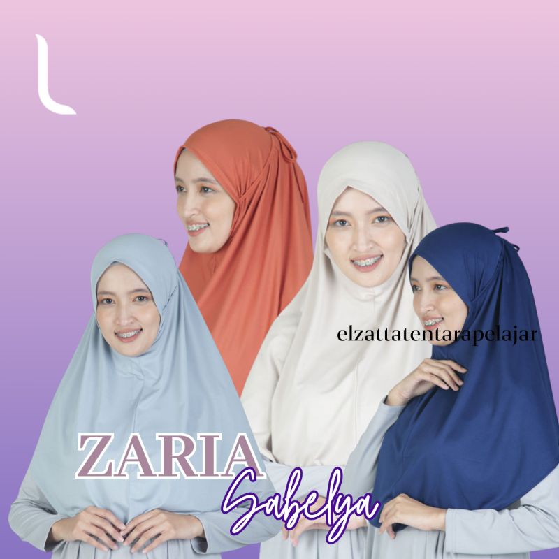 ELZATTA HIJAB POLOS INSTAN KERUDUNG TALI SABELYA JILBAB POLOS